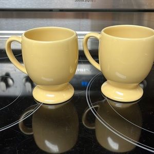 Gail Pittman for Southern Living at Home Butter Yellow 2 mugs